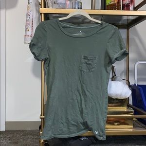 Army green soft and sexy tee